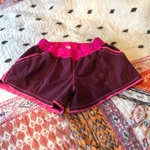 Hot Pink  Lululemon Running Shorts Sz 10